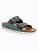 BAYTON Leren slippers "Strass Atlas" donkerblauw