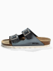 BAYTON Leren slippers "Strass Atlas" donkerblauw