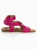 BAYTON Leder-Sandaletten "Mykonos" in Pink