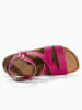 BAYTON Leder-Sandaletten "Mykonos" in Pink