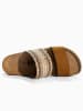 BAYTON Leren slippers "Cadix" lichtbruin