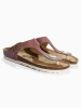 BAYTON Leren teenslippers "Mercure" oudroze