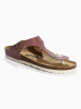 BAYTON Leren teenslippers "Mercure" oudroze