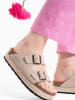 BAYTON Leder-Pantoletten "Alcee" in Beige