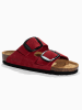 BAYTON Leren slippers "Alicante" rood
