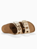 BAYTON Leder-Pantoletten "Janny" in Beige