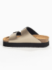 BAYTON Leder-Pantoletten "Edith" in Beige