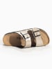 BAYTON Leder-Pantoletten "Edith" in Beige