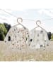 Elodie Details Śliniaczek "Meadow Blossom" w kolorze białym z rękawkami