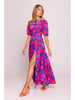 made of emotion Kleid in Dunkelblau/ Pink