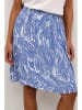 Kaffe Rok blauw/wit