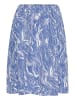 Kaffe Rok blauw/wit