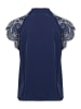 Cream Bluse in Dunkelblau