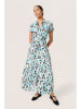 Soaked in Luxury Jurk crème/zwart/turquoise