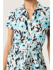 Soaked in Luxury Jurk crème/zwart/turquoise