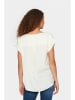 SAINT TROPEZ Bluse in Creme