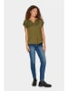SAINT TROPEZ Bluse in Oliv