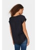 SAINT TROPEZ Bluse in Schwarz