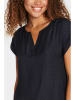 SAINT TROPEZ Bluse in Schwarz