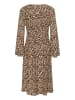 SAINT TROPEZ Kleid in Beige/ Braun