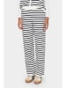 SAINT TROPEZ Stoffhose in Weiß/ Schwarz