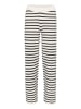 SAINT TROPEZ Stoffhose in Weiß/ Schwarz