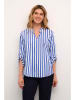 CULTURE Bluse in Blau/ Weiß