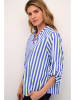 CULTURE Bluse in Blau/ Weiß
