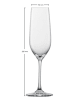 Schott Zwiesel 4-delige set: champagneglazen "Forte" - 227 ml