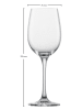 Schott Zwiesel 4er-Set: Weißweingläser "Classico" - 312 ml