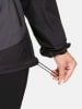 Kilpi Funktionsjacke "Hurricane" in Grau/ Schwarz