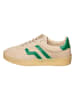 GANT Footwear Leder-Sneakers "Dreamy" in Beige/ Grün