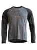 Zimtstern Fahrradshirt "Pure Flowz" in Grau/ Anthrazit