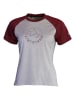 Zimtstern Fahrradshirt "Pure Flowz" in Grau/ Rot