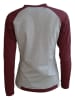 Zimtstern Fahrradshirt "Pure Flowz" in Grau/ Rot