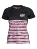 Zimtstern Fahrradshirt "TechZonez" in Schwarz/ Rosa