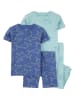 carter's 2er-Set: Pyjamas in Blau/ Türkis