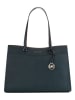 Michael Kors Skórzana torebka w kolorze granatowym - 37 x 28 x 12 cm