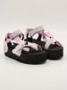 Bellucci Sandalen in Rosa/ Schwarz
