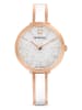 Swarovski Kwartshorloge roségoudkleurig/wit