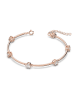 Swarovski Rosévergold. Armkette mit Schmuckelementen