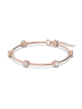 Swarovski Rosévergold. Armkette mit Schmuckelementen