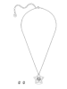 Swarovski 2tlg. Schmuckset: Halskette und Ohrstecker