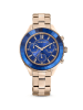 Swarovski Chronograph in Gold/ Blau