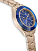 Swarovski Chronograph in Gold/ Blau