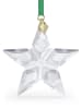 Swarovski Kristallen ster transparant/groen