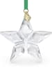 Swarovski Kristallen ster transparant/groen