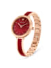Swarovski Quarzuhr in  Rosévegold/ Rot