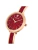 Swarovski Quarzuhr in  Rosévegold/ Rot