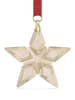 Swarovski Kristallstern in Beige/ Rot